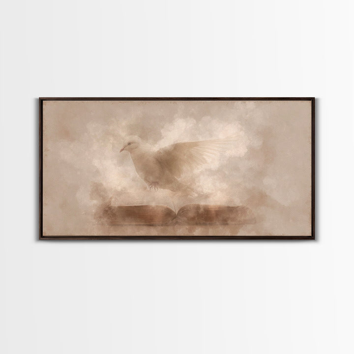 Winter Grace | Framed Canvas Print | Christian Wall Art | Christian Art Canvas | Christian Decoration | Subtle Christian Art | Christian Gi