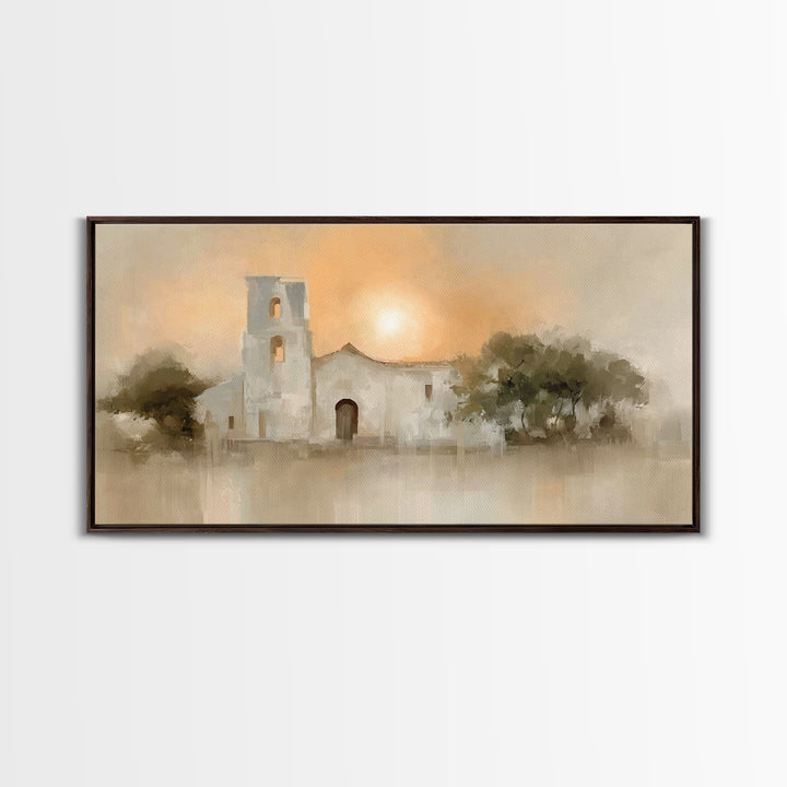 Sacred Mission – Framed Canvas Print – Christian Art Canvas – Christian Wall Art – Minimalist Christian Art – Christian Decor – Christmas A