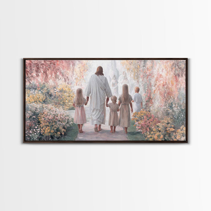 Starry Wonder – Framed Canvas Print – Christian Wall Art – Christmas Art – Christian Christmas Decor – Moody Christmas Art – Christian Art