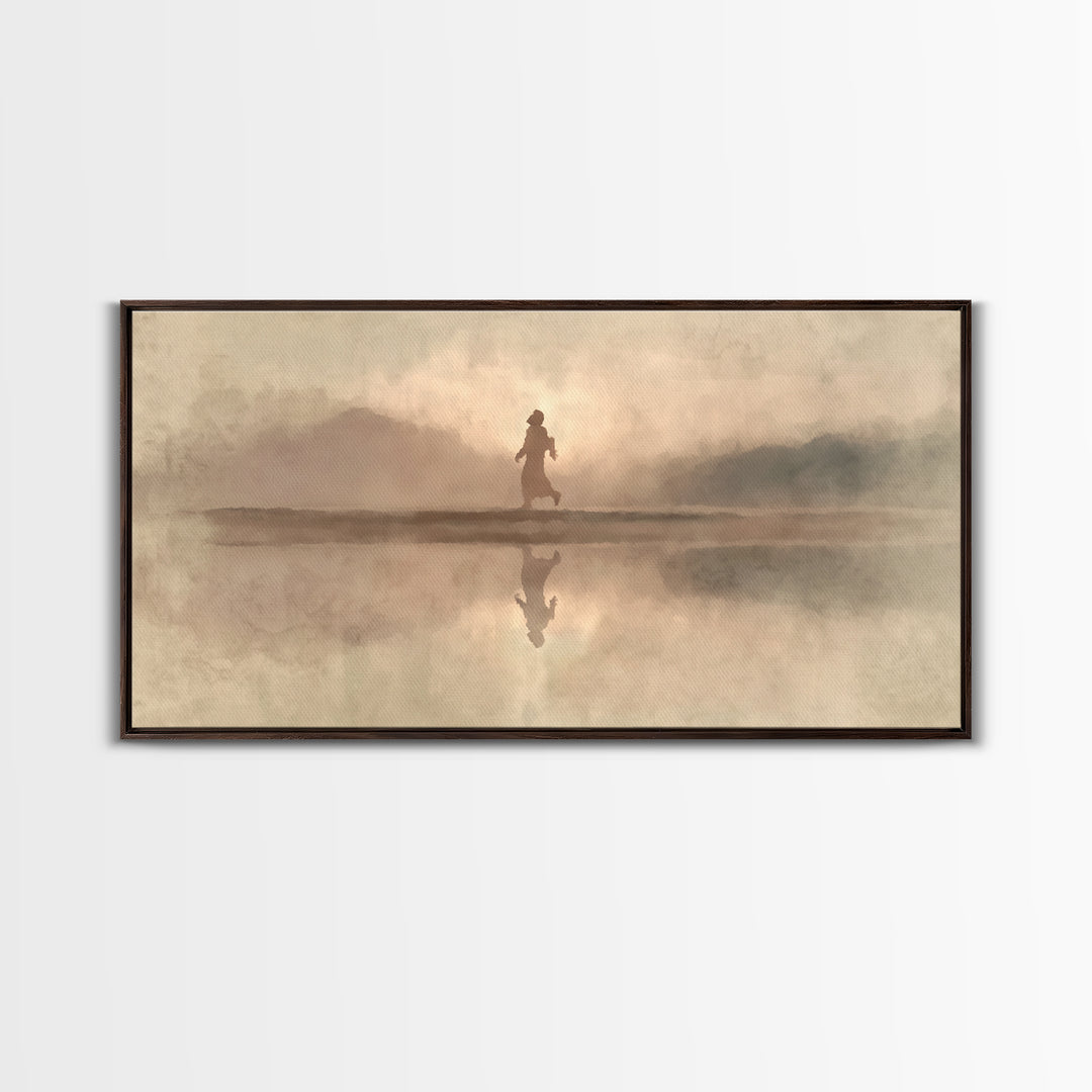 Radiant Dawn – Framed Canvas Print – Christian Art – Jesus Painting Canvas – Christmas Wall Art – Large Christian Painting – Christian Art