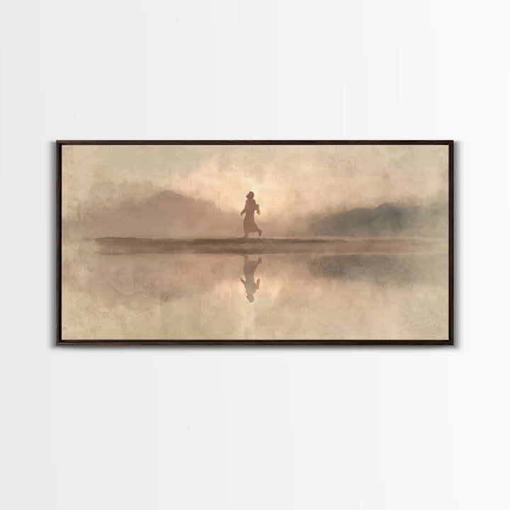 Radiant Dawn – Framed Canvas Print – Christian Art – Jesus Painting Canvas – Christmas Wall Art – Large Christian Painting – Christian Art