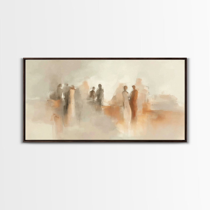Gathered In Grace – Framed Canvas Print – Christian Wall Art – Christian Art Canvas – Modern Christian Art – Christian Painting