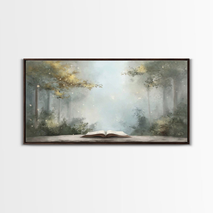 Sacred Passage - Framed Canvas Print - Christian Art Canvas - Christian Wall Art - Christian Painting - Christian Decor - Christian Art Gif