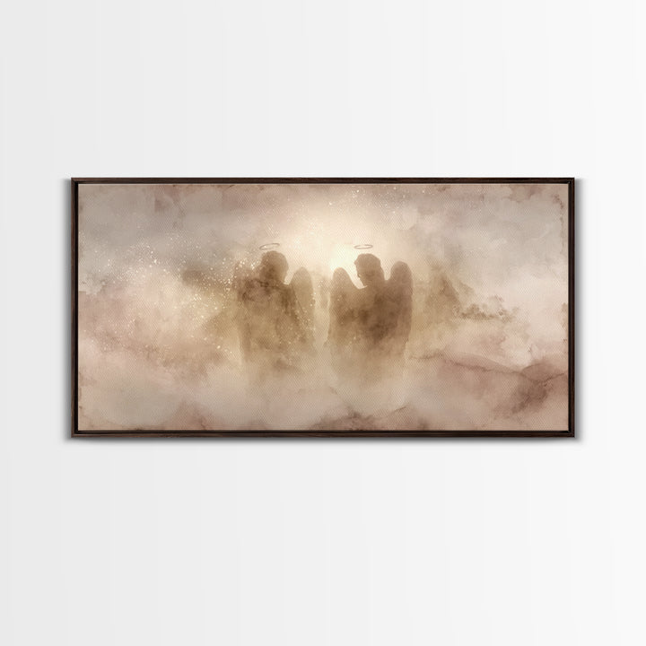 Hallowed Gathering – Framed Canvas Print – Christian Art Canvas – Christian Wall Art – Minimalist Christian Art – Christian Art Work – Chri