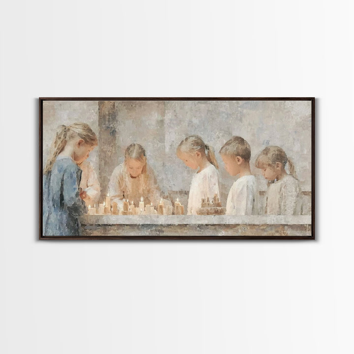 Sacred Journey – Framed Canvas Print – Christian Wall Art – Abstract Christian Art – Jesus Painting – Christian Art Canvas – Christian Chri