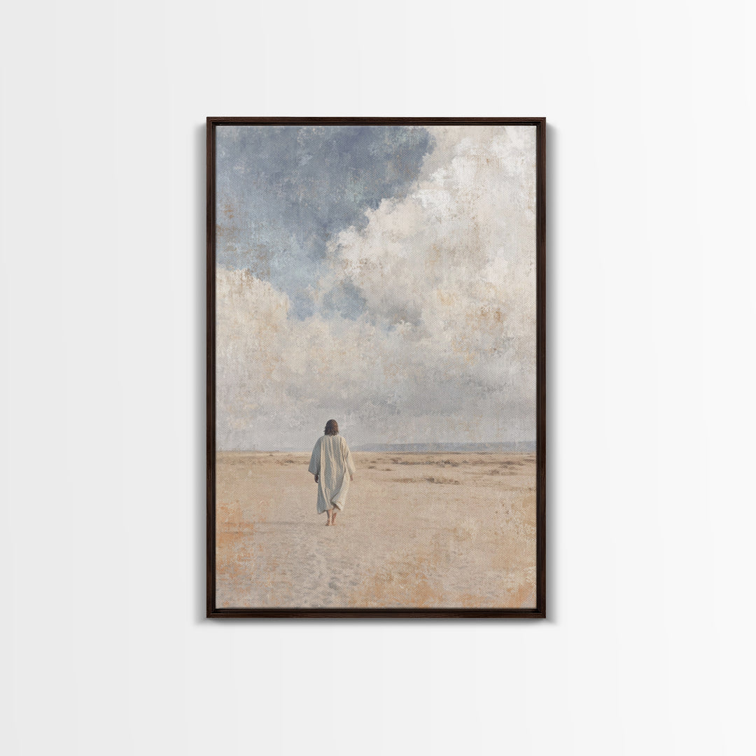 Boundless Grace, Framed Canvas Print, Christian Wall Art, Christian Art Canvas, Jesus Painting, Modern Christian Art, Christian Gift Ideas