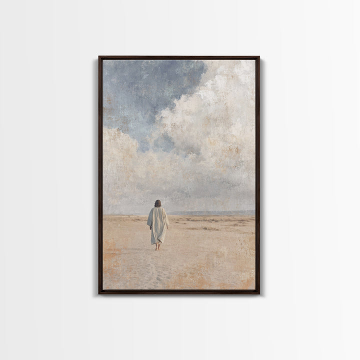 Boundless Grace, Framed Canvas Print, Christian Wall Art, Christian Art Canvas, Jesus Painting, Modern Christian Art, Christian Gift Ideas