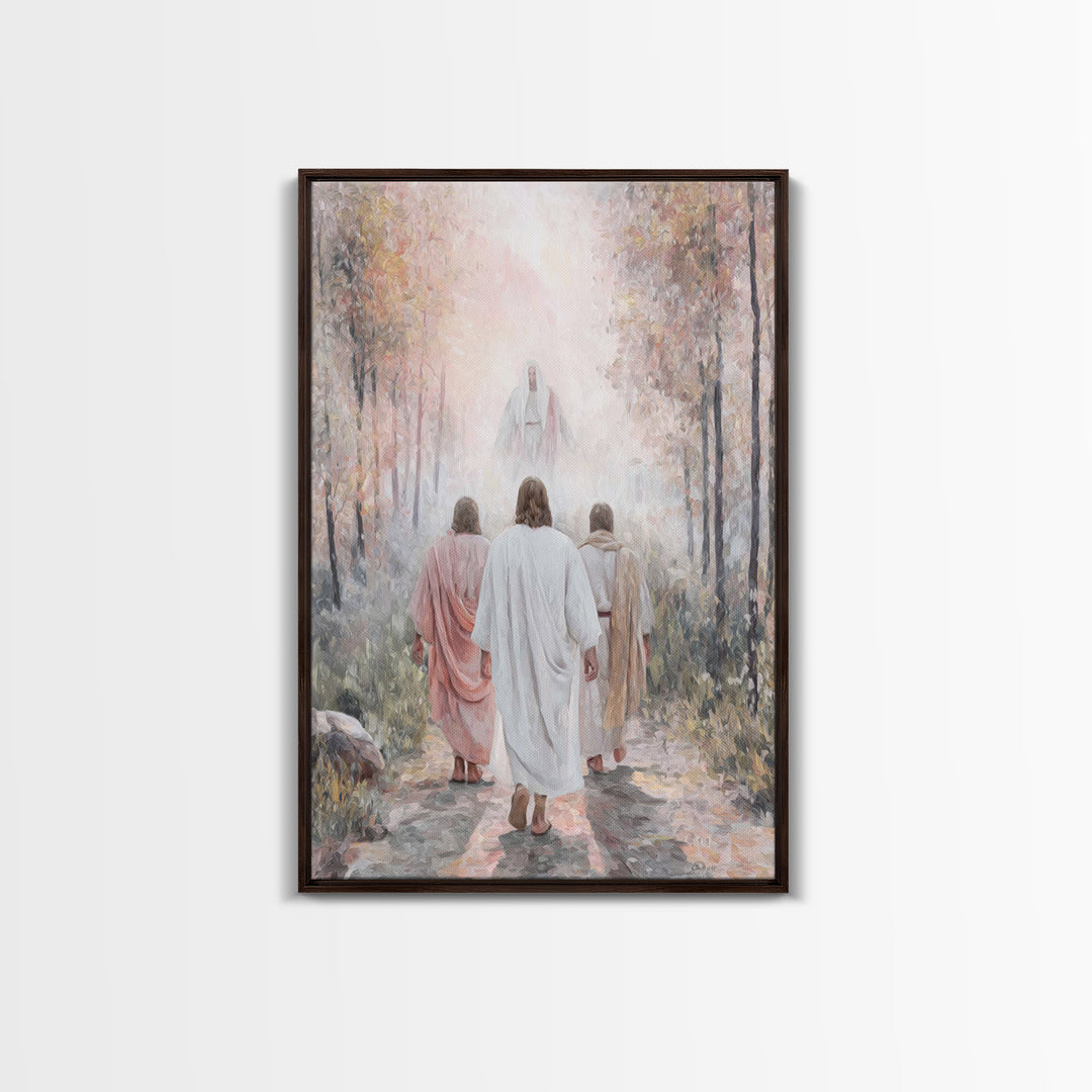 Forest Revelation, Framed Canvas Print, Christian Art Canvas, Christian Wall Art, Christian Paintings, Christian Art Work, Christian Gift I