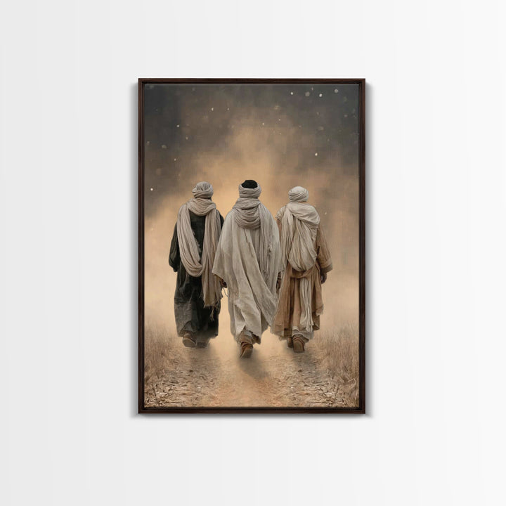 Sacred Journey – Framed Canvas Print – Christian Wall Art – Christian Art Canvas – Christian Paintings – Christian Gift – Vintage Christian