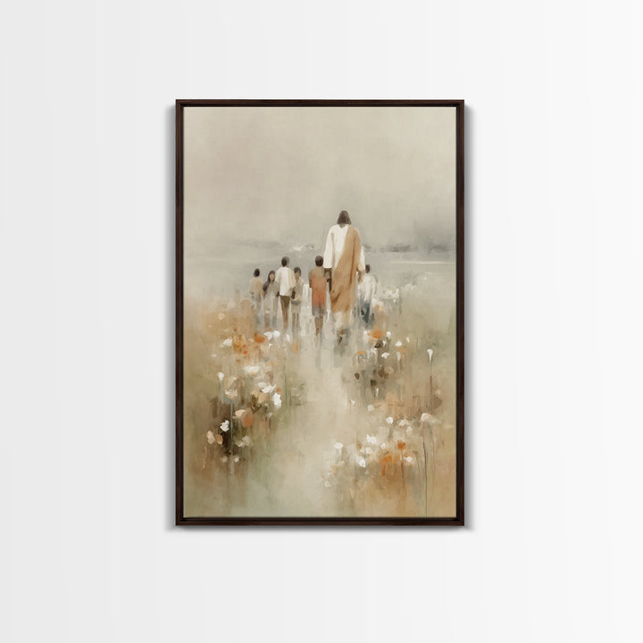 Pathway Of Grace – Framed Canvas Print – Christian Wall Art – Christian Art Canvas – Jesus Painting – Christian Art – Christian Decor