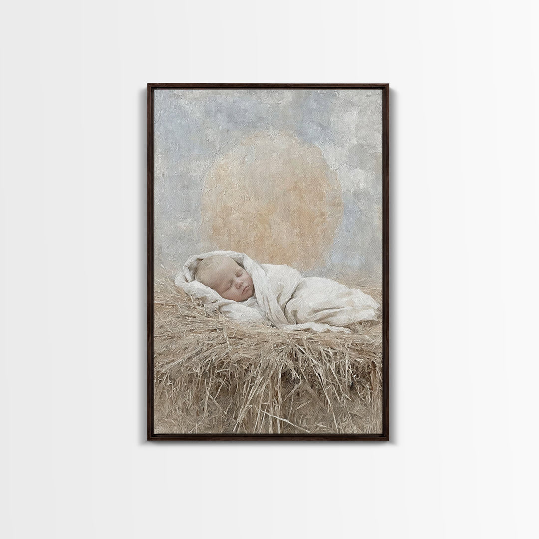 Holy Dawn Light – Framed Canvas Print – Christian Art – Jesus Painting – Christian Wall Art – Christian Art Canvas – Christian Decor