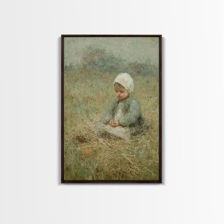 Fields Of Mercy | Framed Canvas Print | Christian Christmas Art | Vintage Christian Art | Christian Wall Art | Christian Art Canvas | Chris