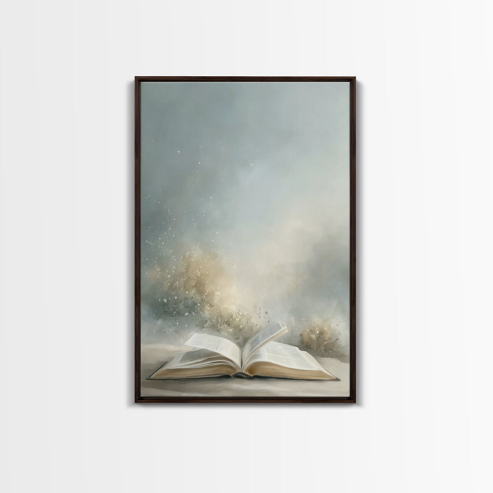 Dawn Of Revelation – Framed Canvas Print – Christian Art Canvas – Christian Wall Art – Jesus Painting – Christian Christmas Art – Christian