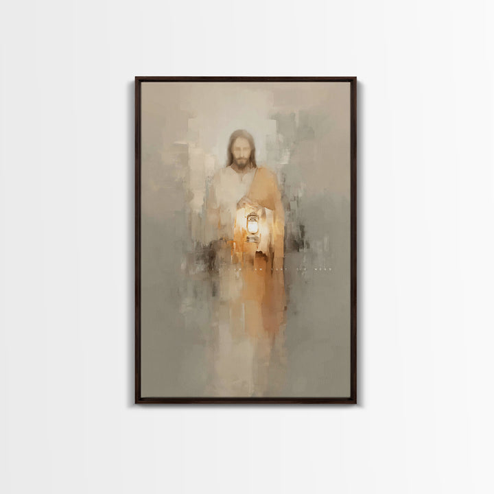 Path of Illumination – Framed Canvas Print – Christian Art Print – Christian Decor – Christian Art Canvas – Christian Gift Ideas – Jesus Pa