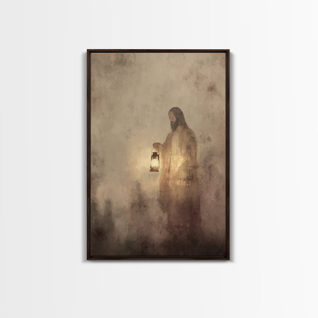 Eternal Wayfarer – Framed Canvas Print – Christian Art Canvas – Christian Wall Art – Christian Gift Ideas – Christian Decor – Christian Art