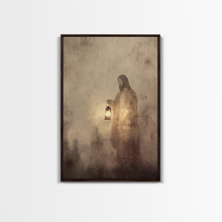 Eternal Wayfarer – Framed Canvas Print – Christian Art Canvas – Christian Wall Art – Christian Gift Ideas – Christian Decor – Christian Art