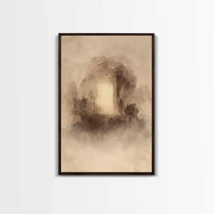 Holy Dawn | Framed Canvas Print | Christian Wall Art | Jesus Painting | Christian Art | Christian Canvas | Christian Decoration