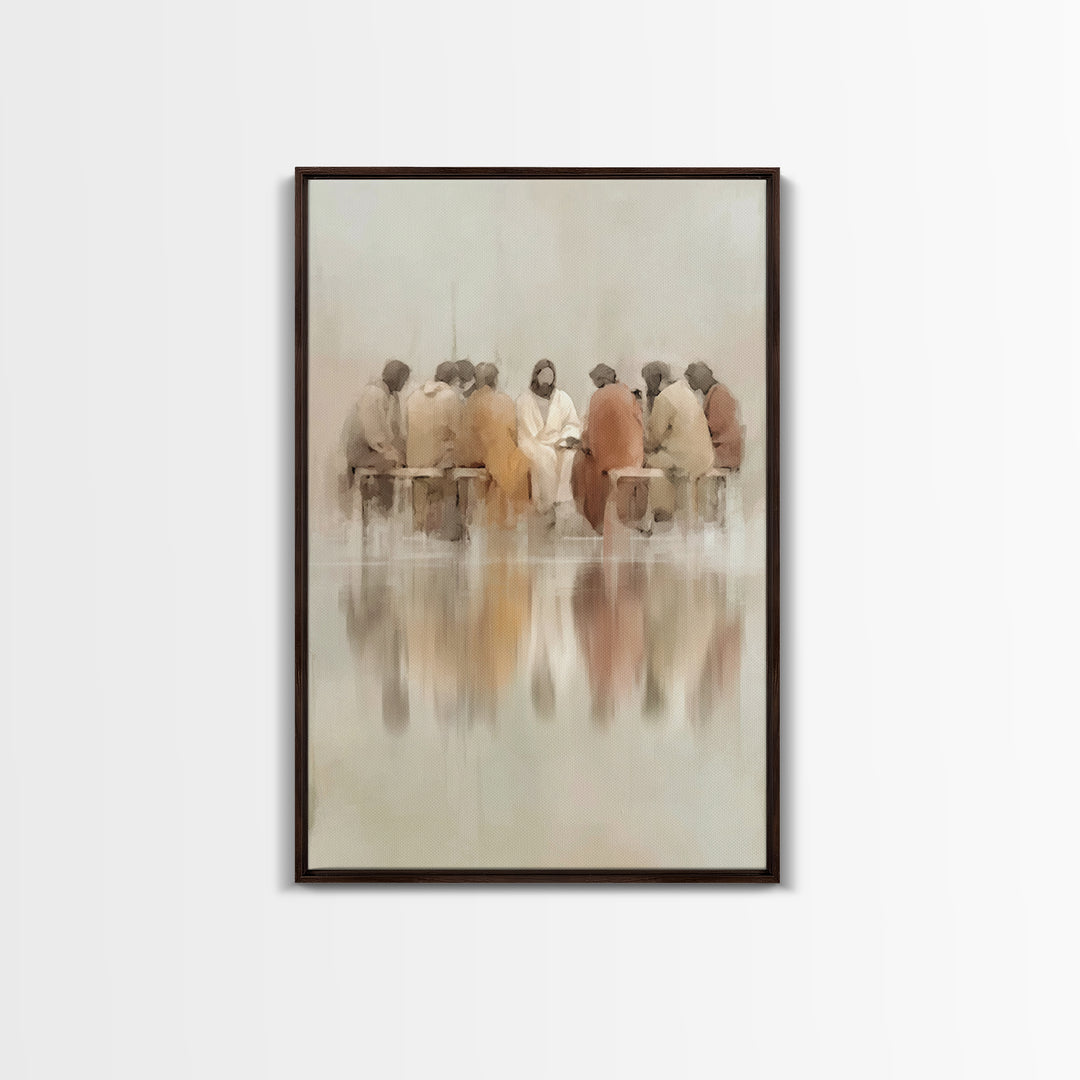 Empty Tomb Light, Framed Canvas Print, Christian Wall Art, Christian Art Canvas, Christian Painting, Christian Gift, Minimalist Christian A