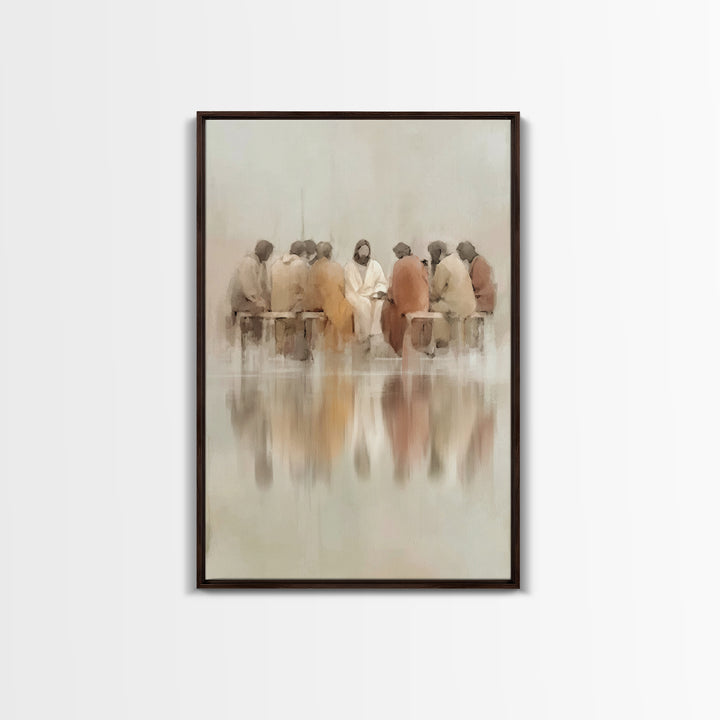 Empty Tomb Light, Framed Canvas Print, Christian Wall Art, Christian Art Canvas, Christian Painting, Christian Gift, Minimalist Christian A