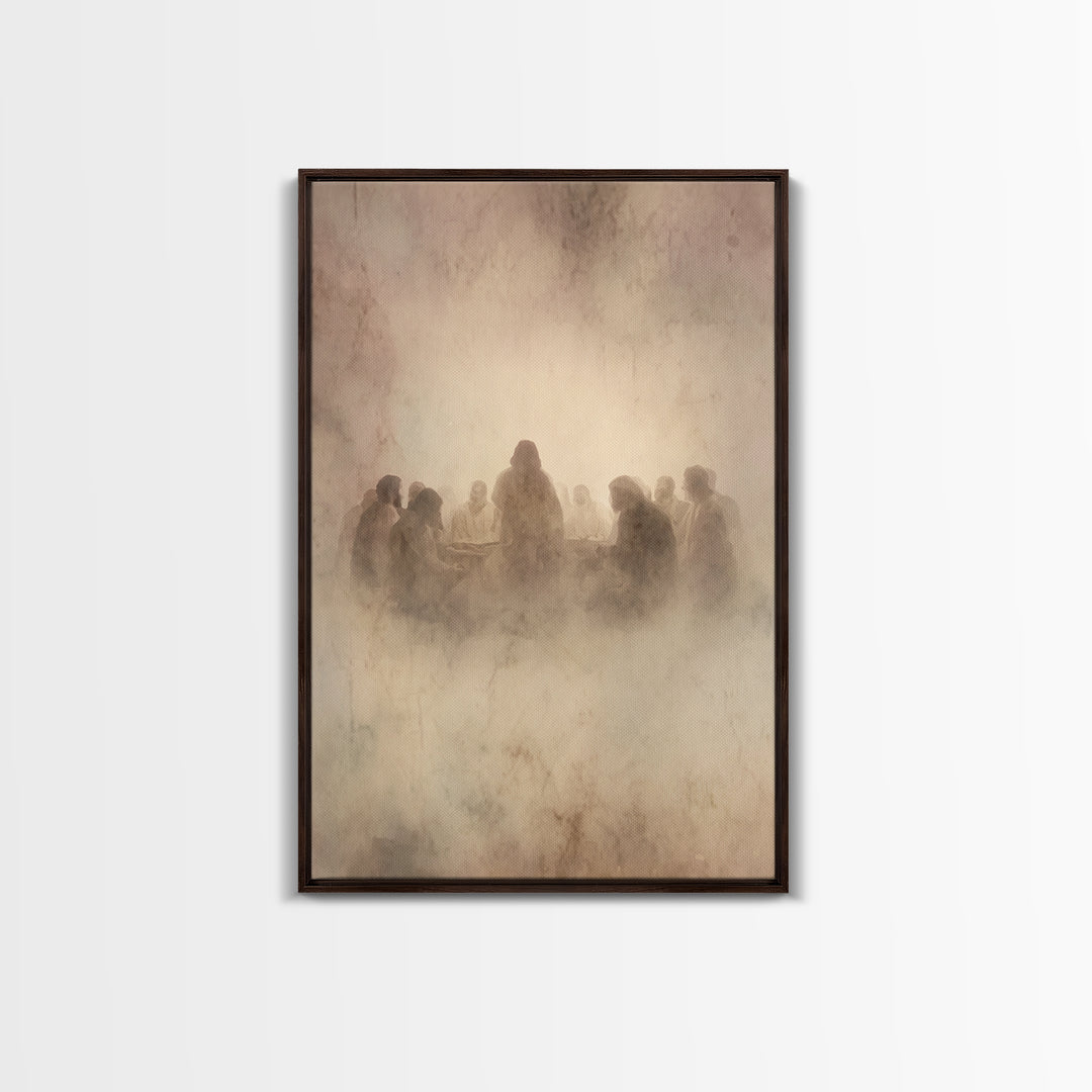 Transfigured Radiance, Framed Canvas Print, Christian Art Canvas, Christian Wall Art, Jesus Painting, Christian Art, Christian Decor, Moody