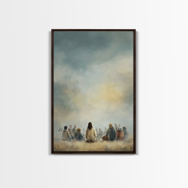 Circle Of Faith – Framed Canvas Print – Christian Art Canvas – Christian Wall Art – Jesus Painting – Christian Art – Christian Decor – Mode