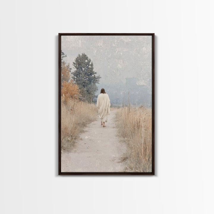 Garden Of Hope – Framed Canvas Print – Christian Wall Art – Christian Art Canvas – Jesus Painting – Christian Art Print – Christian Gift