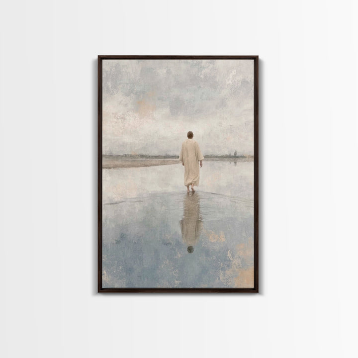 Desert Promise | Framed Canvas Print | Christian Art Canvas | Christian Wall Art | Jesus Painting | Subtle Christian Art