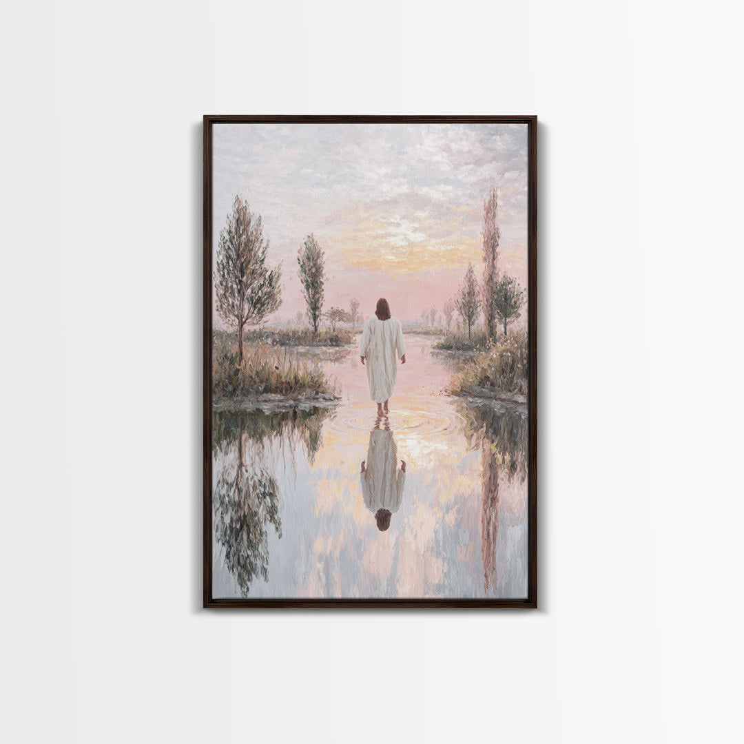 Path Of Renewal – Framed Canvas Print – Christian Wall Art – Jesus Art Print – Christian Art Canvas – Modern Christian Art – Christian Gift