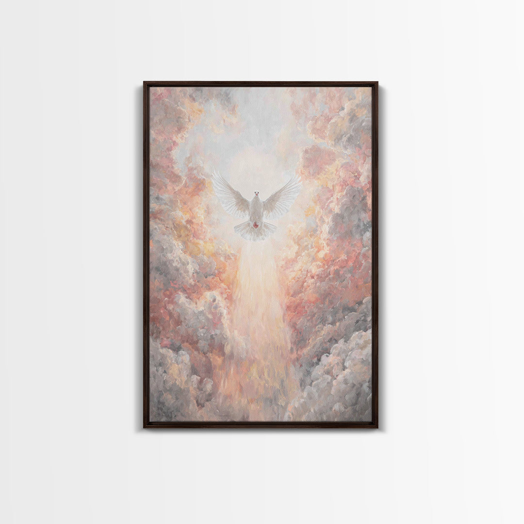 Ascension Glory | Framed Canvas Print | Christian Art Canvas | Christian Wall Art | Christian Christmas Art | Large Christian Art | Christi