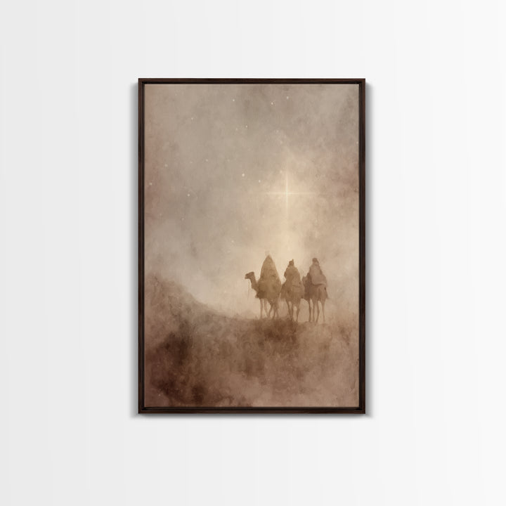 Sunrise Promise Path, Framed Canvas Print, Christian Art Canvas, Christian Wall Art, Jesus Painting, Modern Christian Art, Christian Christ