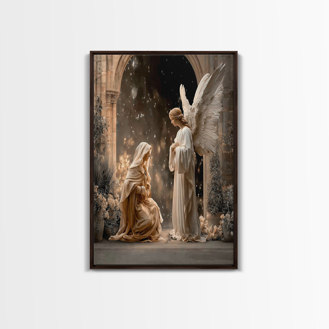 Fields Of Mercy – Framed Canvas Print – Christian Painting – Christian Art Canvas – Christian Wall Art – Christian Decor – Subtle Christian