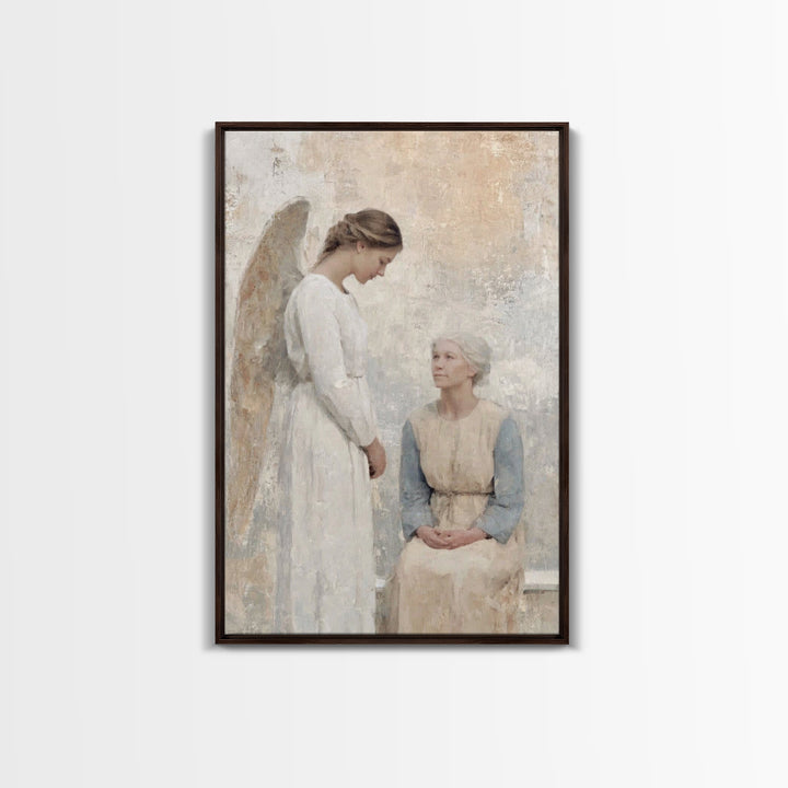 Sanctuary Of Hope | Framed Canvas Print | Christian Wall Art | Christian Art Canvas | Christian Christmas Art | Christian Decor | Modern Ch