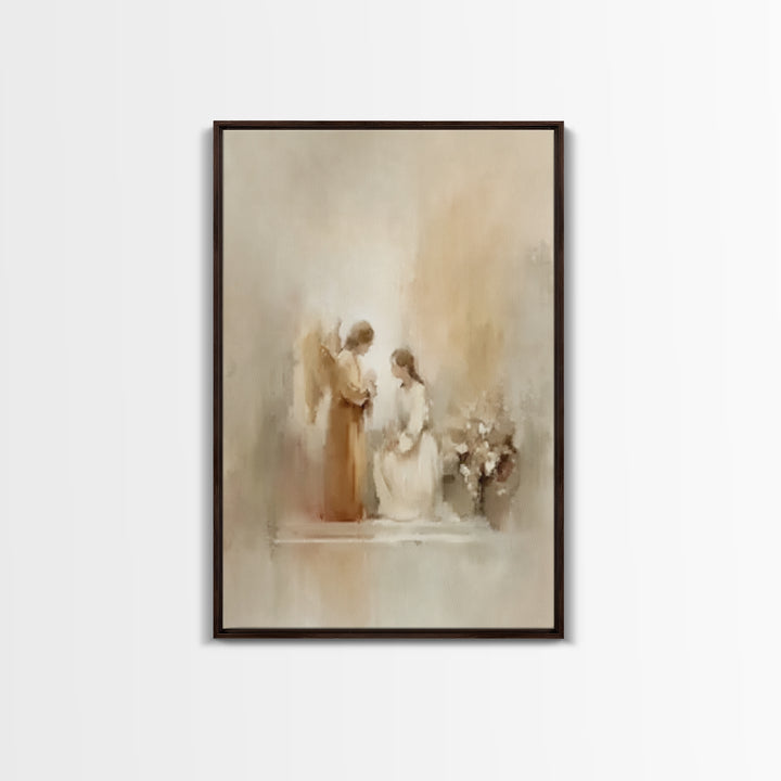 Garden Of Grace – Framed Canvas Print – Christian Art Canvas – Christian Wall Art – Christmas Art – Christian Decor – Christian Art