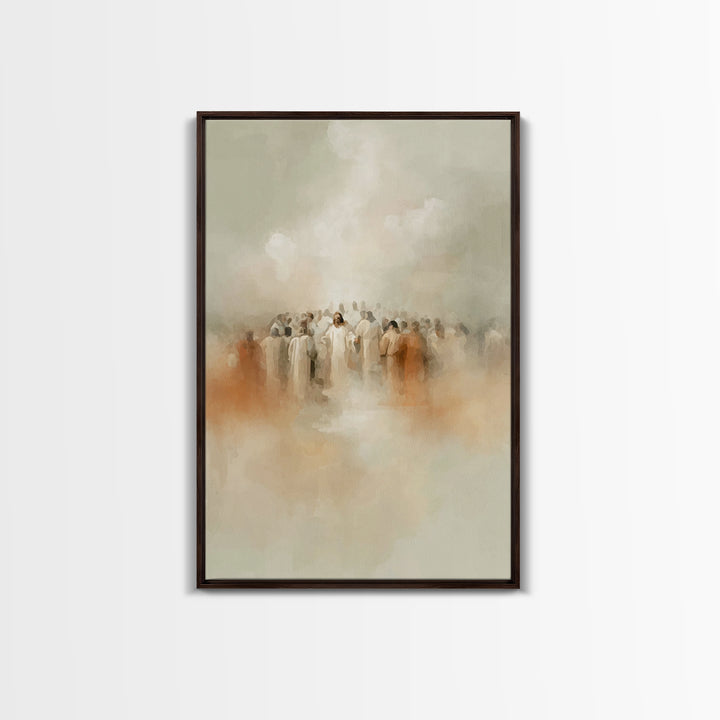 Eternal Gathering – Framed Canvas Print – Christian Art – Christian Wall Art – Subtle Christian Art – Christian Art Work – Christian Gift I