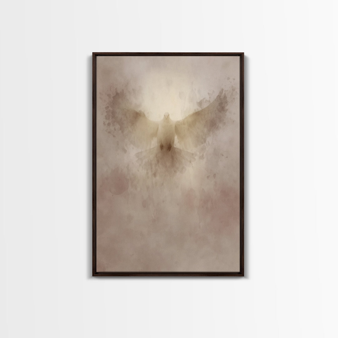 Dawn Of Peace, Framed Canvas Print, Christian Art Canvas, Christian Paintings, Christian Wall Art, Christian Gift Ideas, Modern Christian A