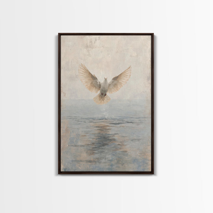 Water Of Spirit – Framed Canvas Print – Christian Wall Art – Christian Art Canvas – Christian Art Painting – Christian Decor – Christian Gi
