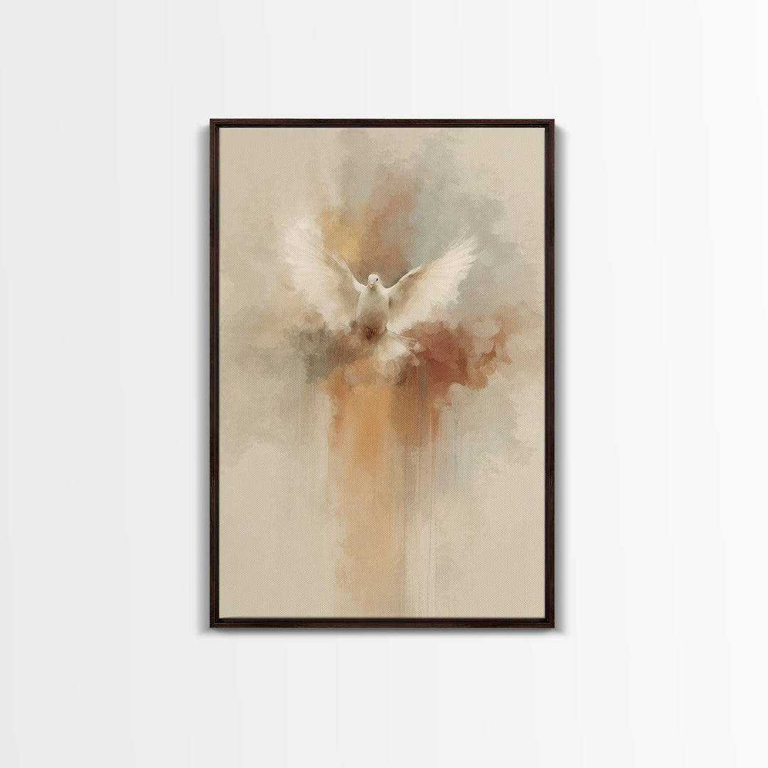 Radiant Spirit Flight | Framed Canvas Print | Christian Art Canvas | Christian Wall Art | Christian Decor | Christian Christmas Art | Chris