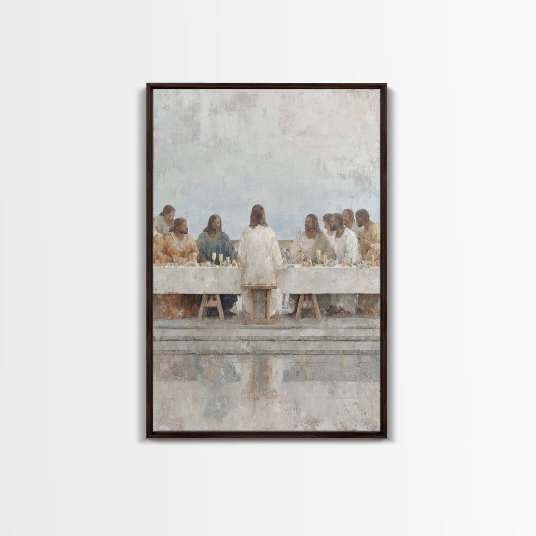 Covenant Reflections | Framed Canvas Print | Christian Wall Art | Jesus Painting | Subtle Christian Art | Christian Art Canvas | Christian