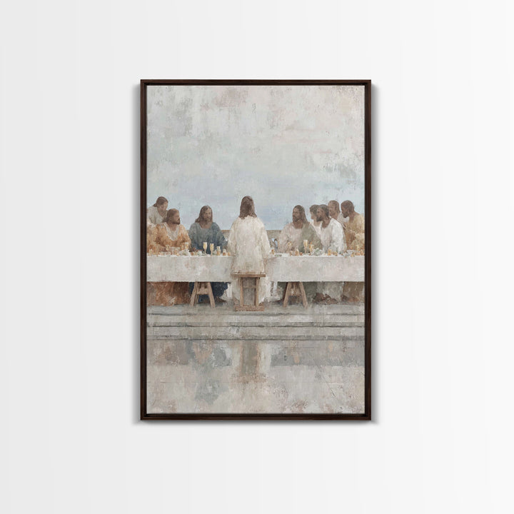 Covenant Reflections | Framed Canvas Print | Christian Wall Art | Jesus Painting | Subtle Christian Art | Christian Art Canvas | Christian