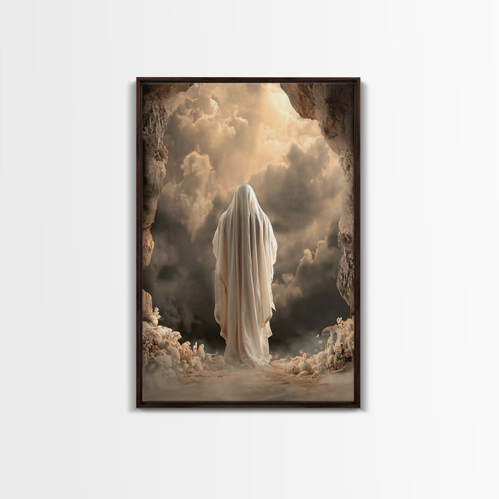 Risen Glory | Framed Canvas Print | Christian Wall Art | Jesus Painting | Christian Art Canvas | Large Christian Painting | Christian Art