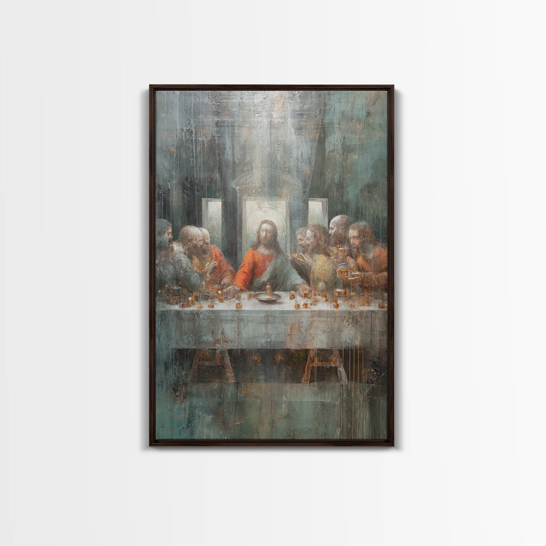 Temple Of Grace | Framed Canvas Print | Christian Art Canvas | Christian Wall Art | Subtle Christian Art | Christian Gift | Jesus Art | Chr