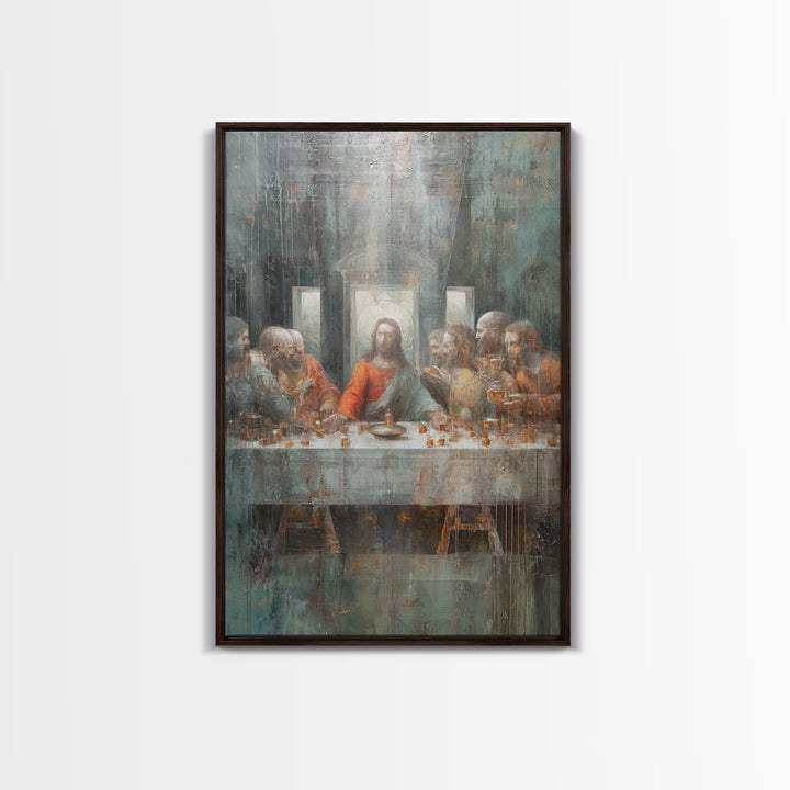 Temple Of Grace | Framed Canvas Print | Christian Art Canvas | Christian Wall Art | Subtle Christian Art | Christian Gift | Jesus Art | Chr