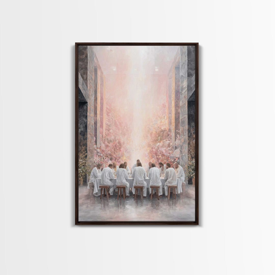 Bread Of Presence | Framed Canvas Print | Christian Art Canvas | Christian Wall Art | Christian Decor | Jesus Painting | Christian Gift | R