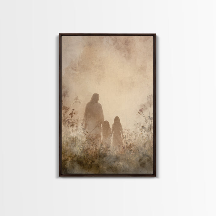 Path Of Grace | Framed Canvas Print | Christian Wall Art | Christian Art Canvas | Abstract Christian Art | Christian Gift | Christian Decor