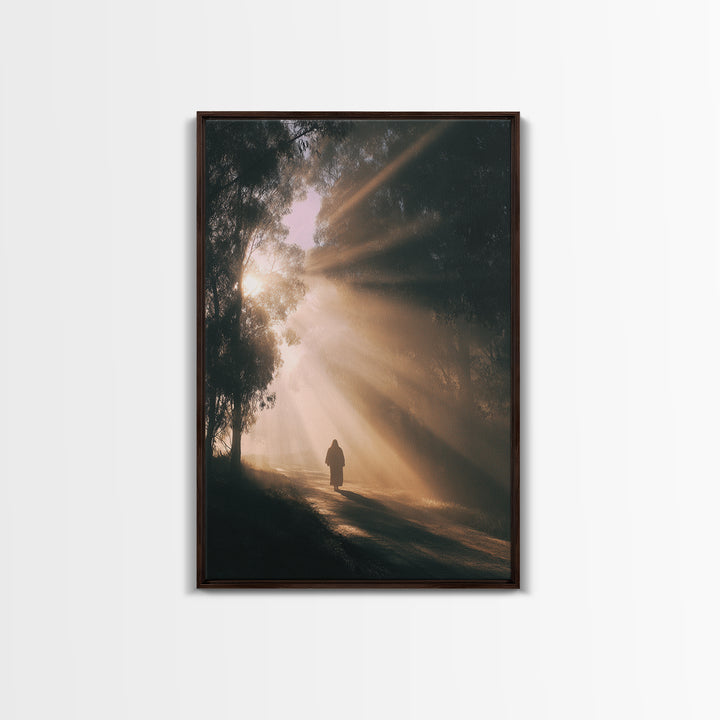 Quiet Meadow – Framed Canvas Print – Christian Art Canvas – Christian Painting – Subtle Christian Art – Christian Wall Art – Christmas Art