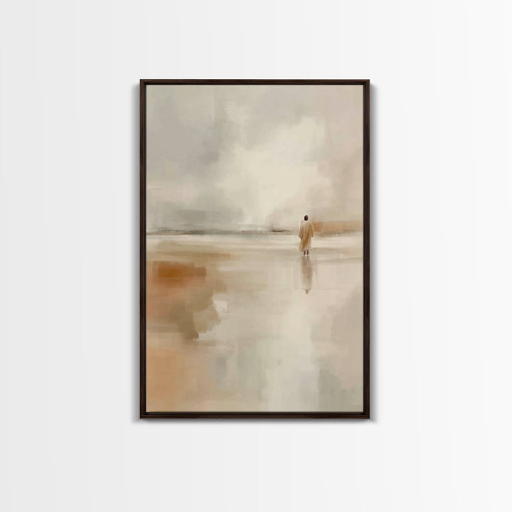 Guiding Light | Framed Canvas Print | Christian Art Canvas | Christian Gift | Christian Wall Art | Jesus Painting | Christian Decor