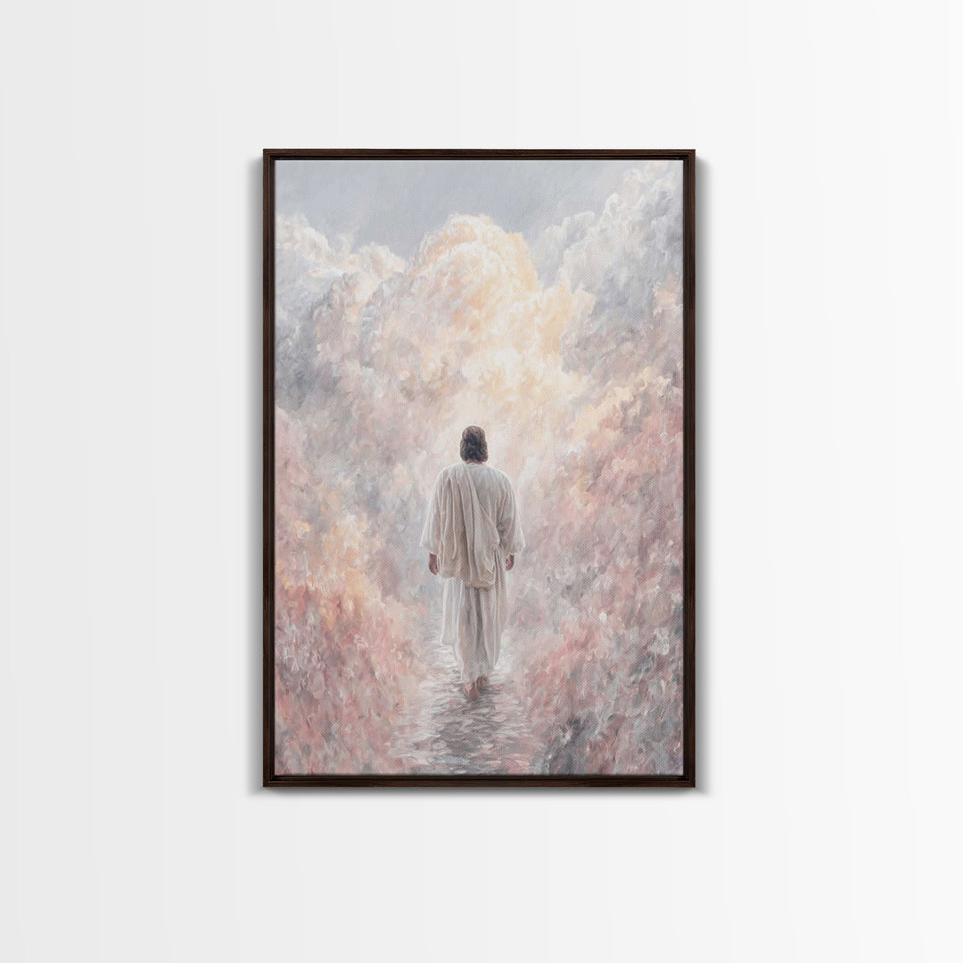 Glory Ascending - Framed Canvas Print - Christian Art Canvas - Jesus Art Print - Christian Wall Art - Unique Christian Art