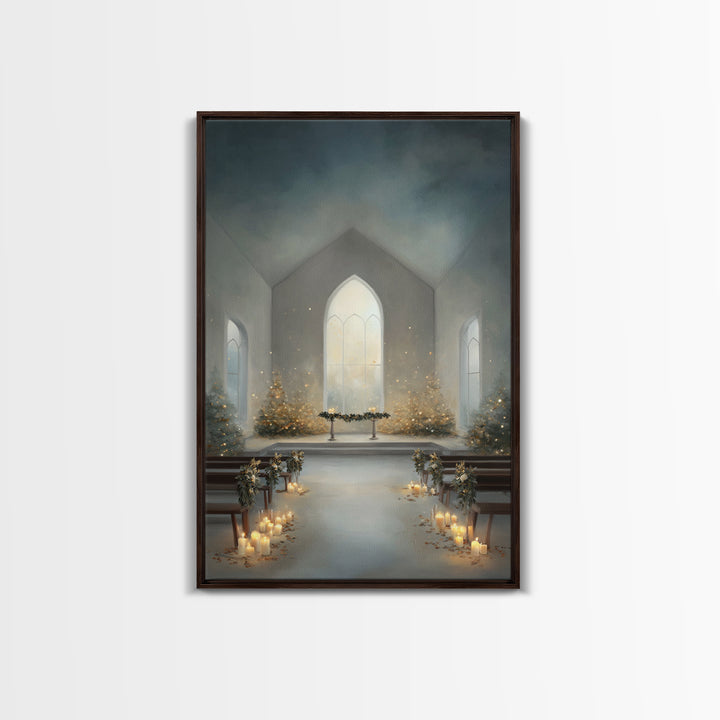 Sanctified Dawn – Framed Canvas Print – Christian Art – Christian Wall Art – Christmas Art Prints – Christian Art Canvas – Christian Christ