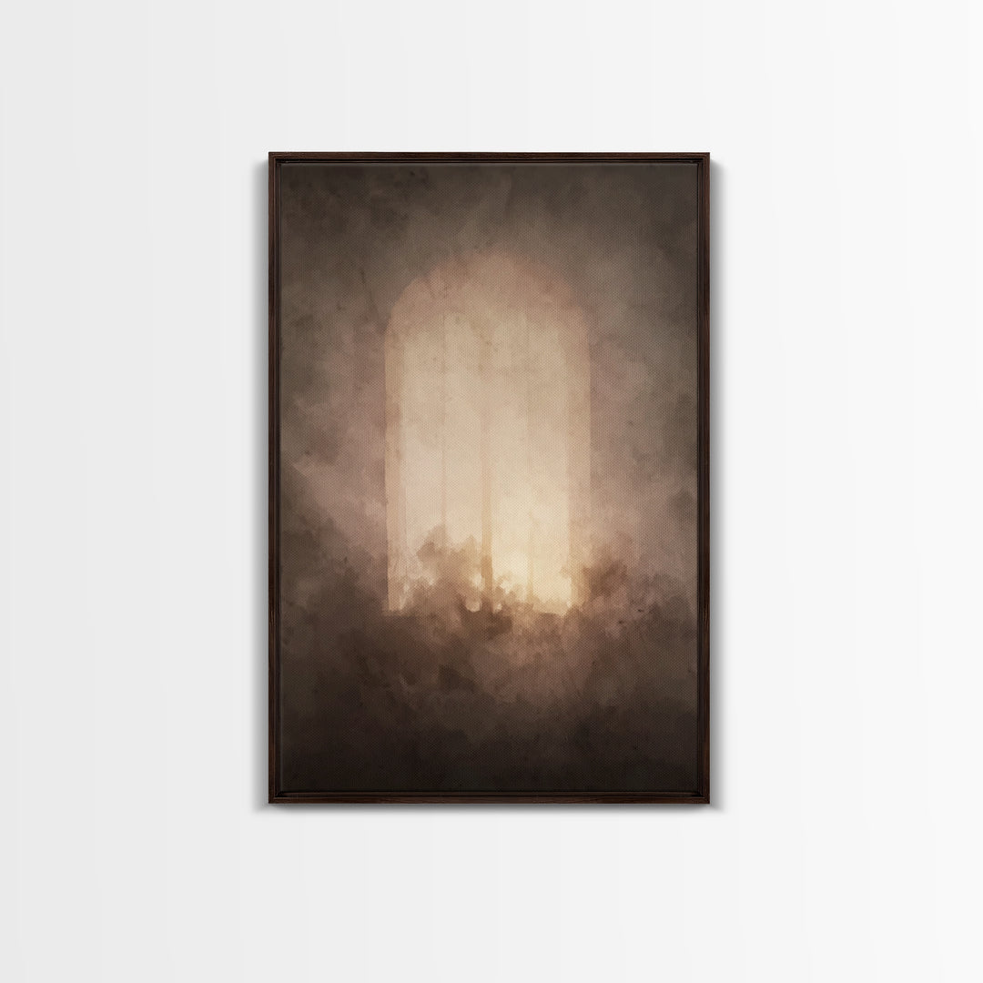 Shepherd’s Pathway – Framed Canvas Print – Jesus Painting – Christian Wall Art – Christian Art Canvas – Large Jesus Painting – Christian De