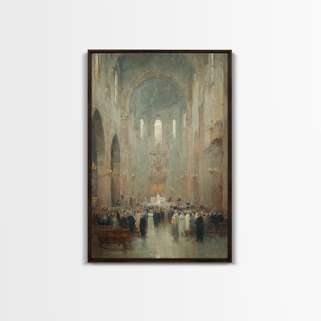 Light of Bethlehem – Framed Canvas Print – Christmas Art – Christian Decor – Christian Art Canvas – Christian Wall Art – Retro Christmas Ar